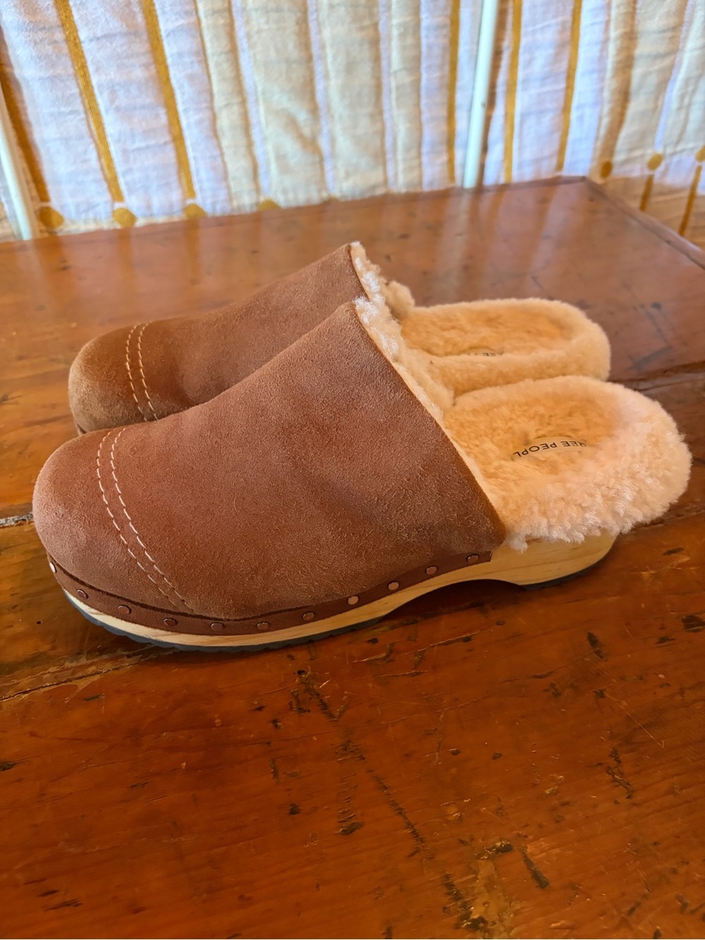 Free People Shearling Clogs - Picture 2 of 3